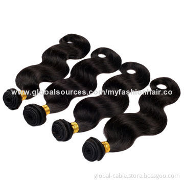 No Chemical Processed Human Body Wave Hair Extensions with Natural ColorNew